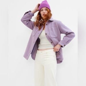 Gap Recycled Wool Shirt Jacket